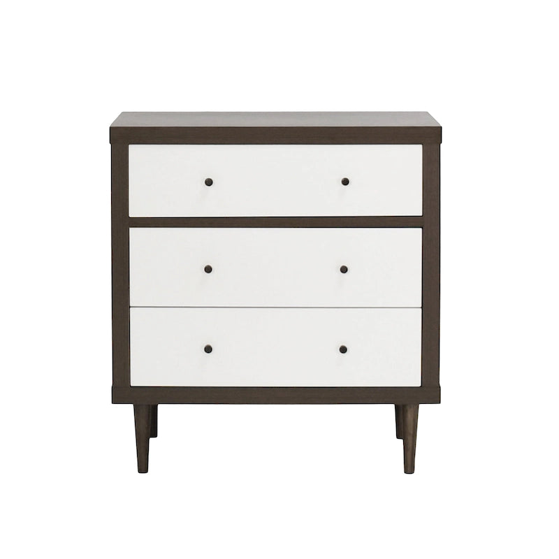 Commode moderne du milieu du siècle à 3 tiroirs