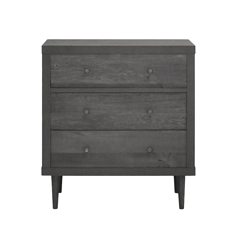 Commode moderne du milieu du siècle à 3 tiroirs