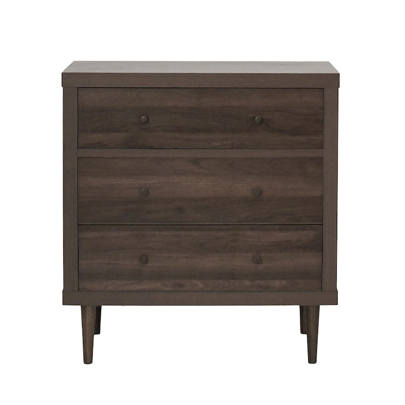 Commode moderne du milieu du siècle à 3 tiroirs