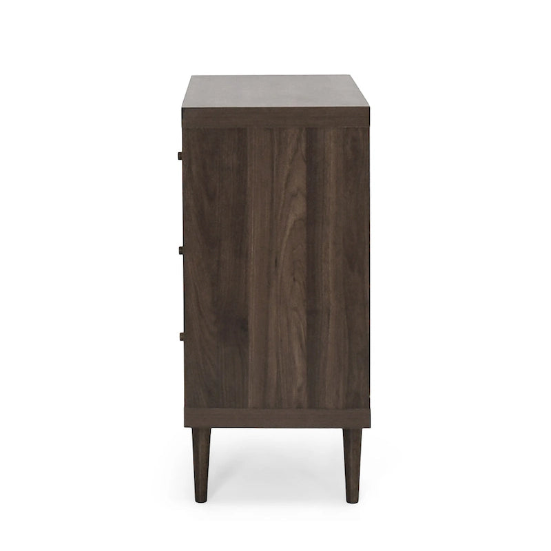 Commode moderne du milieu du siècle à 3 tiroirs