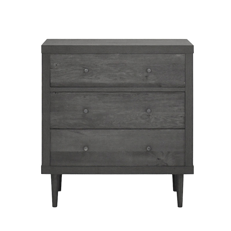 Commode moderne du milieu du siècle à 3 tiroirs