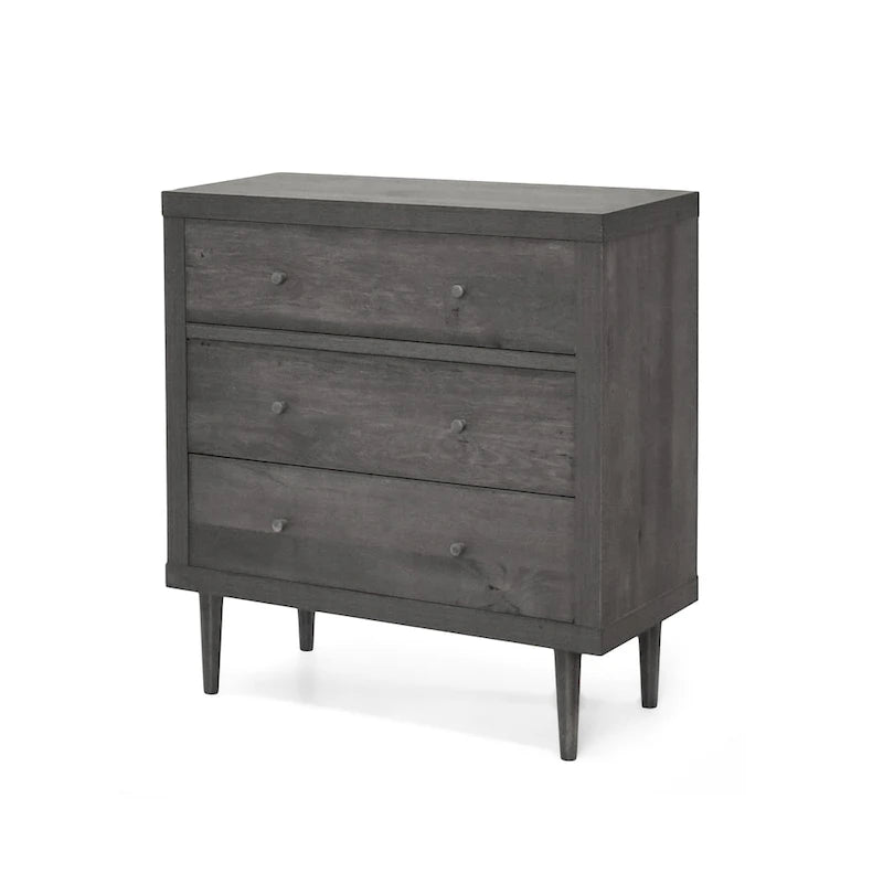 Commode moderne du milieu du siècle à 3 tiroirs
