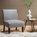 Fauteuil d'appoint en tissu moderne - 22,50 L x 29,50 l x 32,00 H