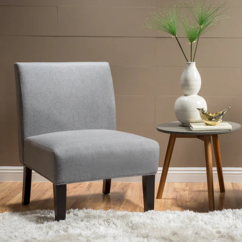Fauteuil d'appoint en tissu moderne - 22,50 L x 29,50 l x 32,00 H