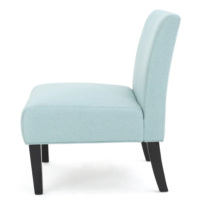 Fauteuil d'appoint en tissu moderne - 22,50 L x 29,50 l x 32,00 H