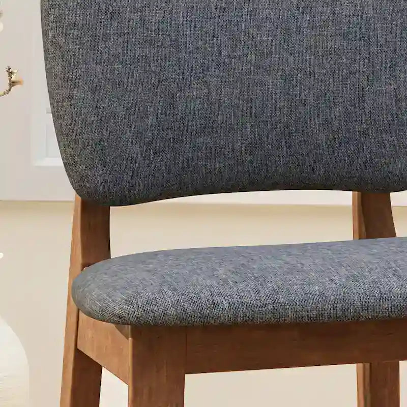 Chaises de bar en bois avec assise rembourrée de 106,7 cm (lot de 2)