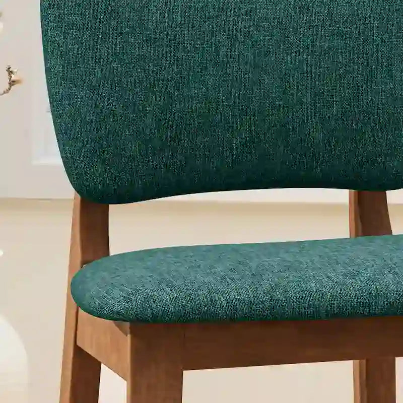 Chaises de bar en bois avec assise rembourrée de 106,7 cm (lot de 2)
