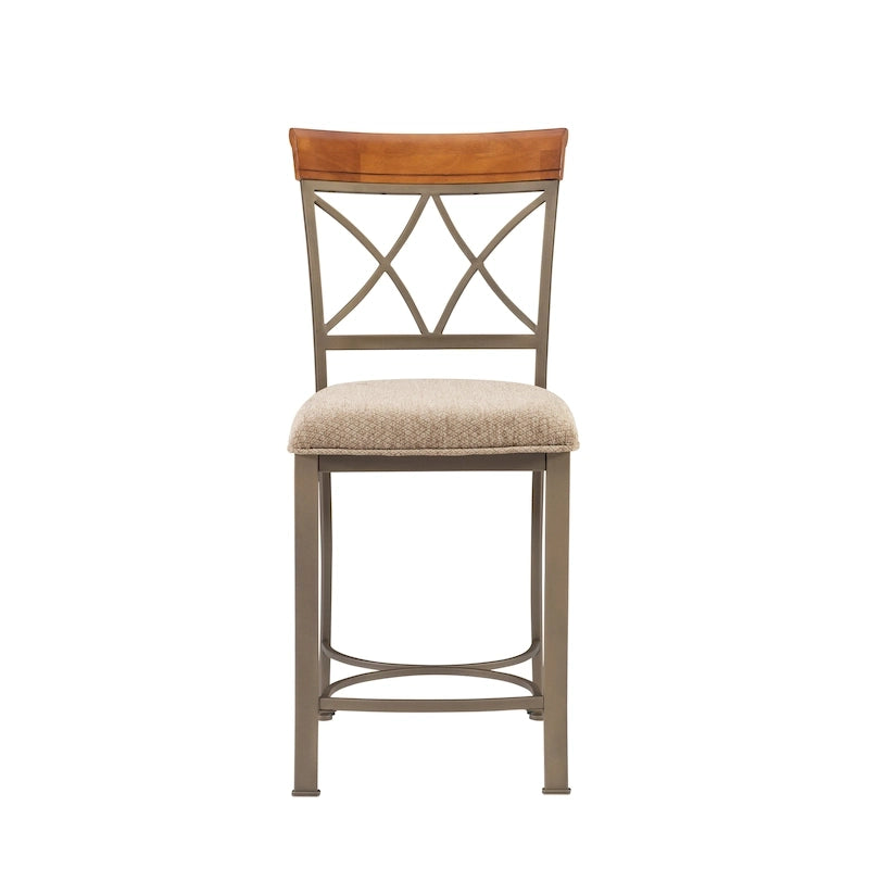 Tabouret de comptoir individuel marron