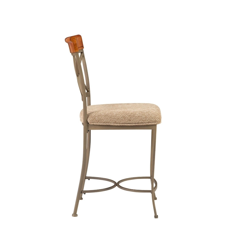 Tabouret de comptoir individuel marron