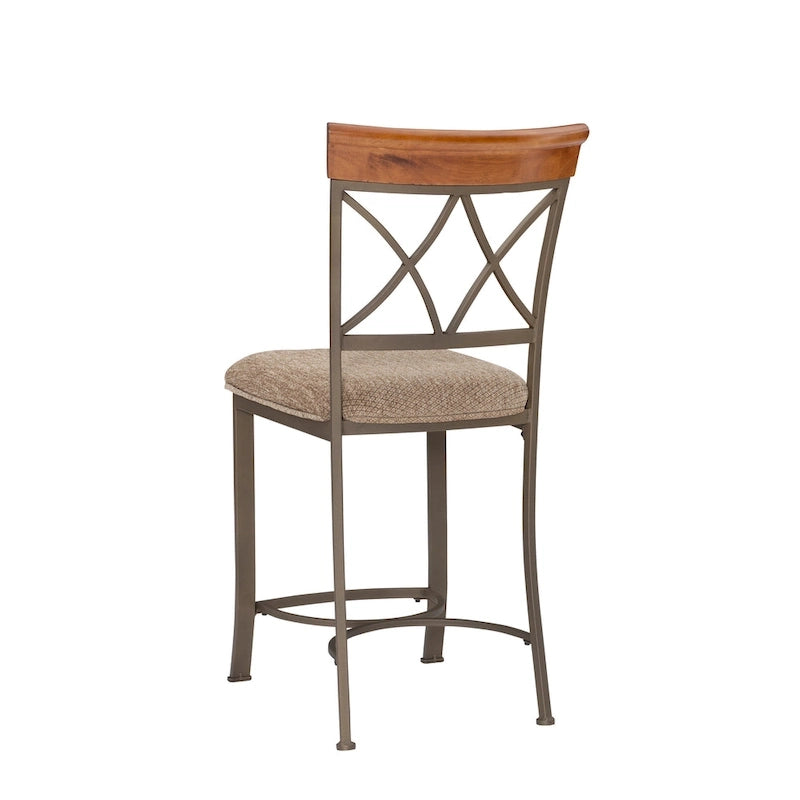 Tabouret de comptoir individuel marron