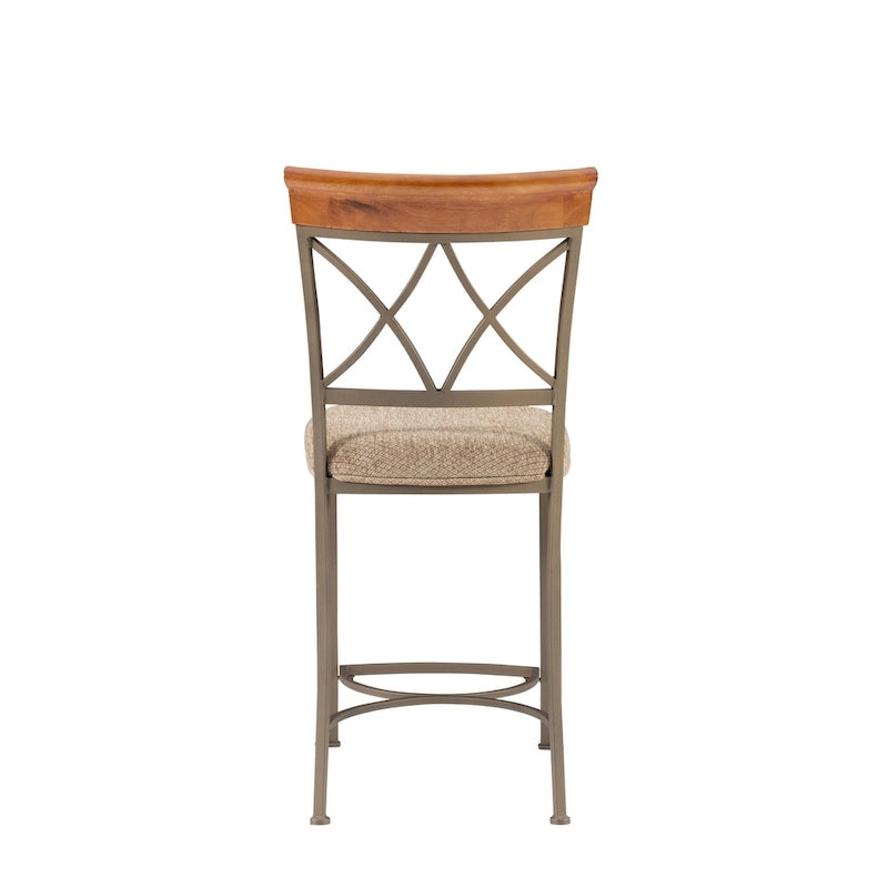 Tabouret de comptoir individuel marron