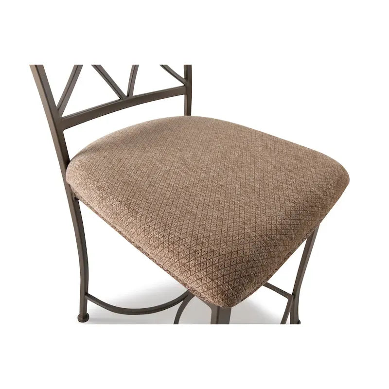 Tabouret de comptoir individuel marron