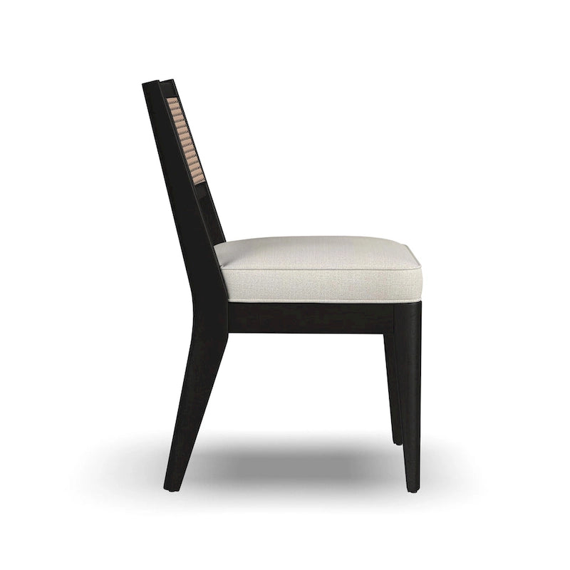 Ensemble de salle à manger rectangulaire en bois noir - 66 x 30 x 36