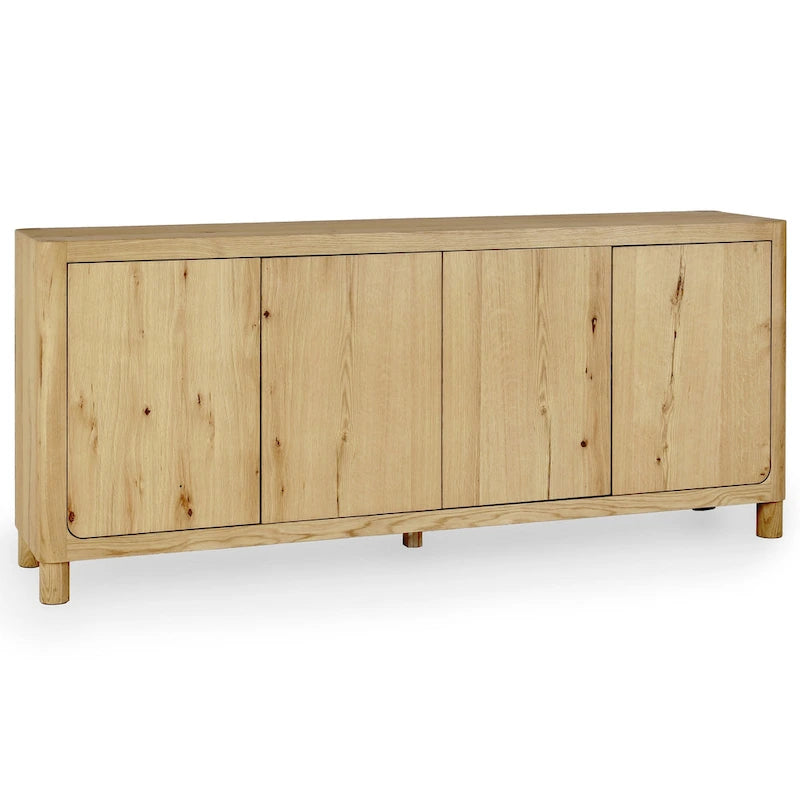 Buffet Orlando chêne 4 portes - 80Lx22Px33H