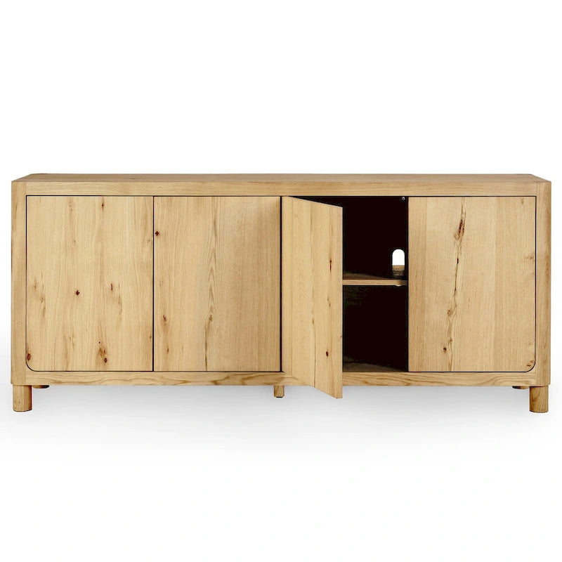 Buffet Orlando chêne 4 portes - 80Lx22Px33H