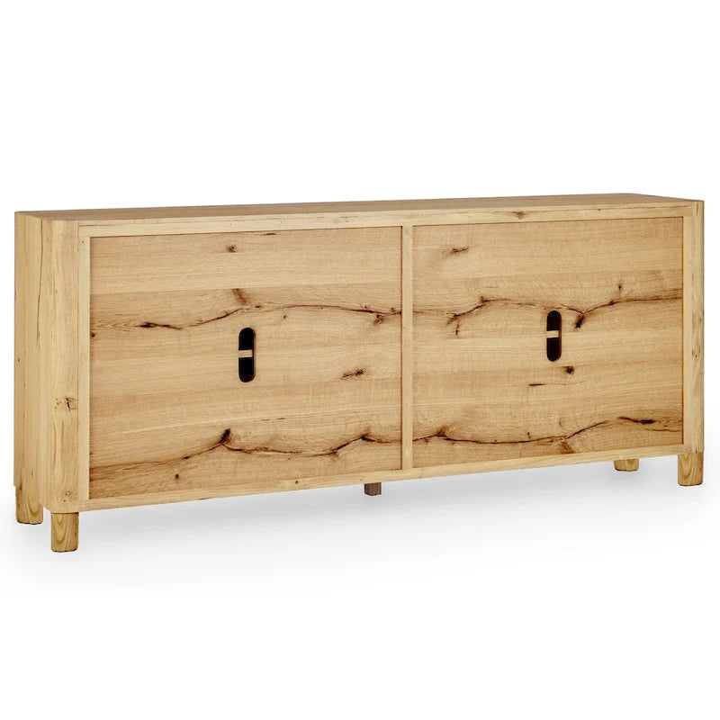 Buffet Orlando chêne 4 portes - 80Lx22Px33H