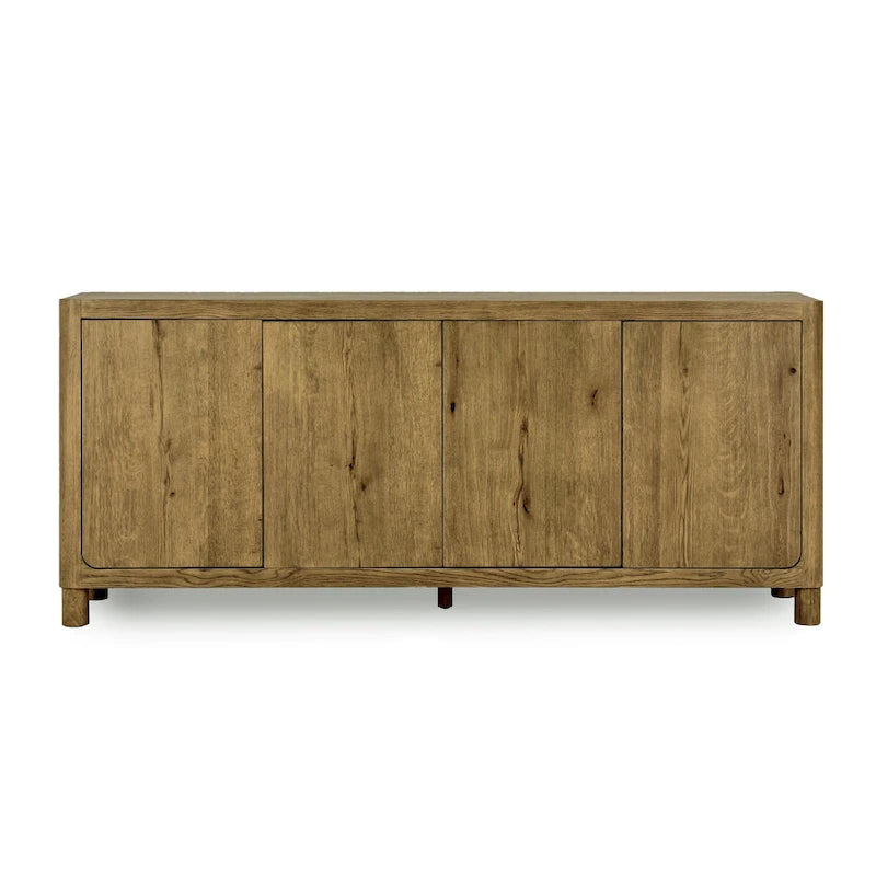 Buffet Orlando chêne 4 portes - 80Lx22Px33H