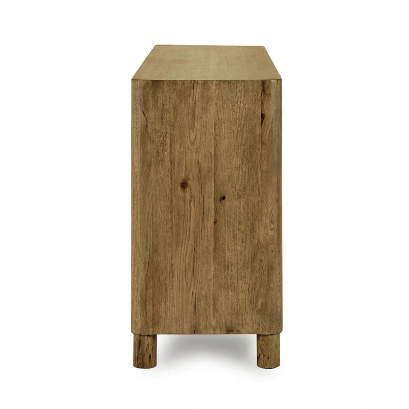 Buffet Orlando chêne 4 portes - 80Lx22Px33H