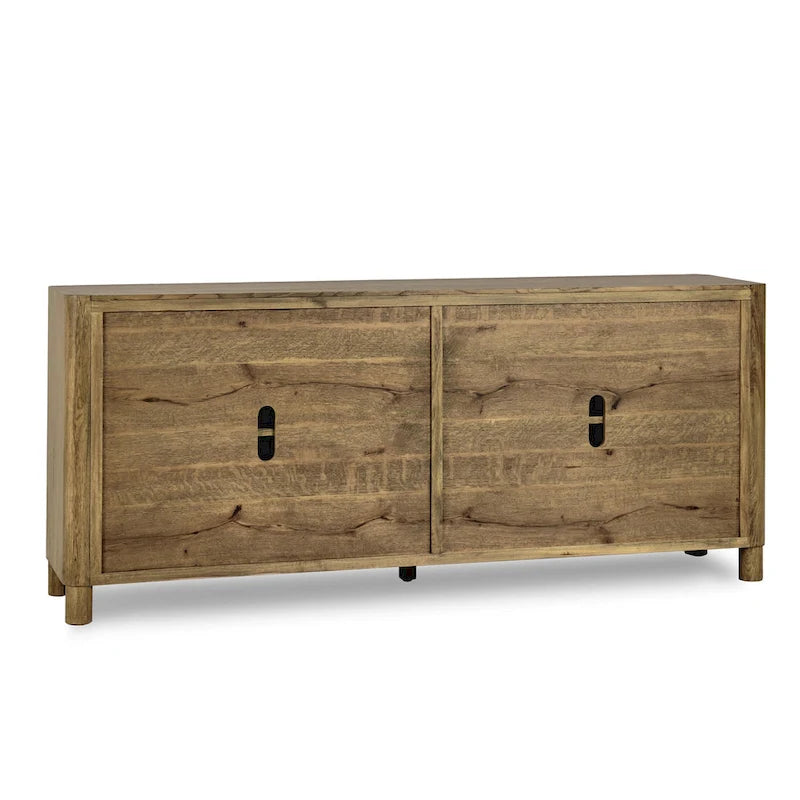 Buffet Orlando chêne 4 portes - 80Lx22Px33H