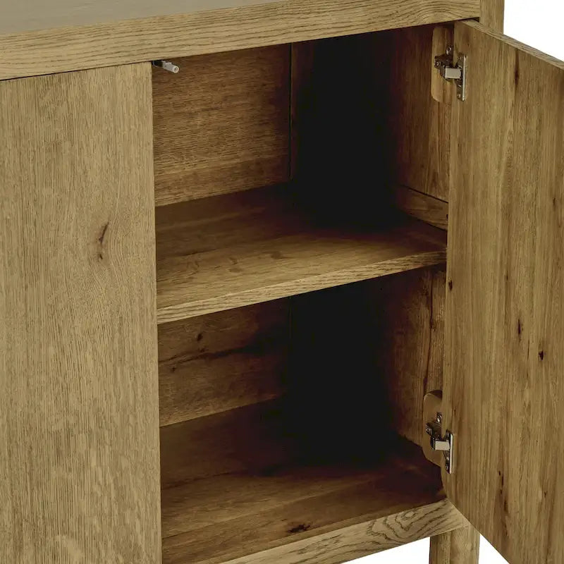 Buffet Orlando chêne 4 portes - 80Lx22Px33H