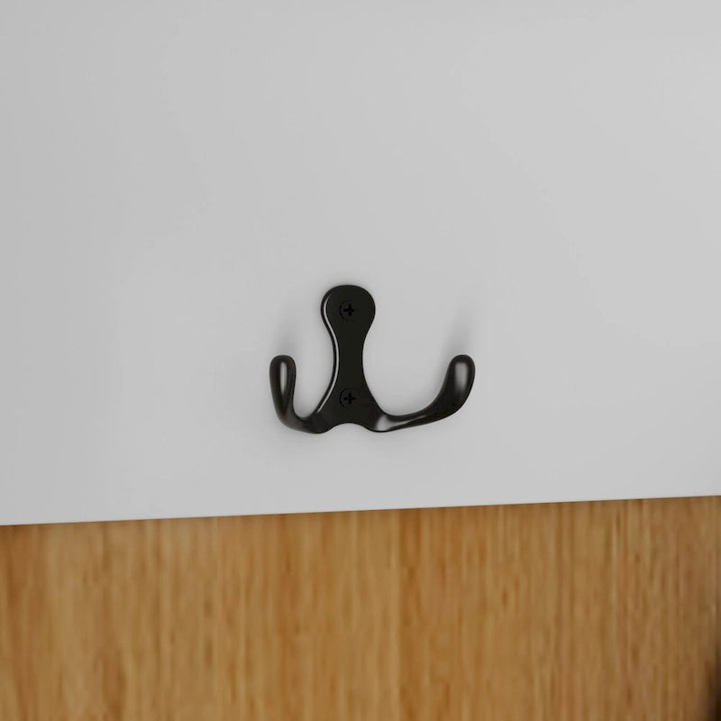 Banc de rangement d'entrée, porte-manteau et organiseur de placard 3-en-1