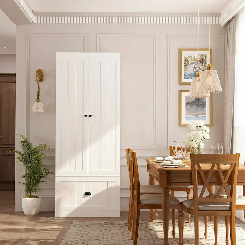 Banc de rangement d'entrée, porte-manteau et organiseur de placard 3-en-1
