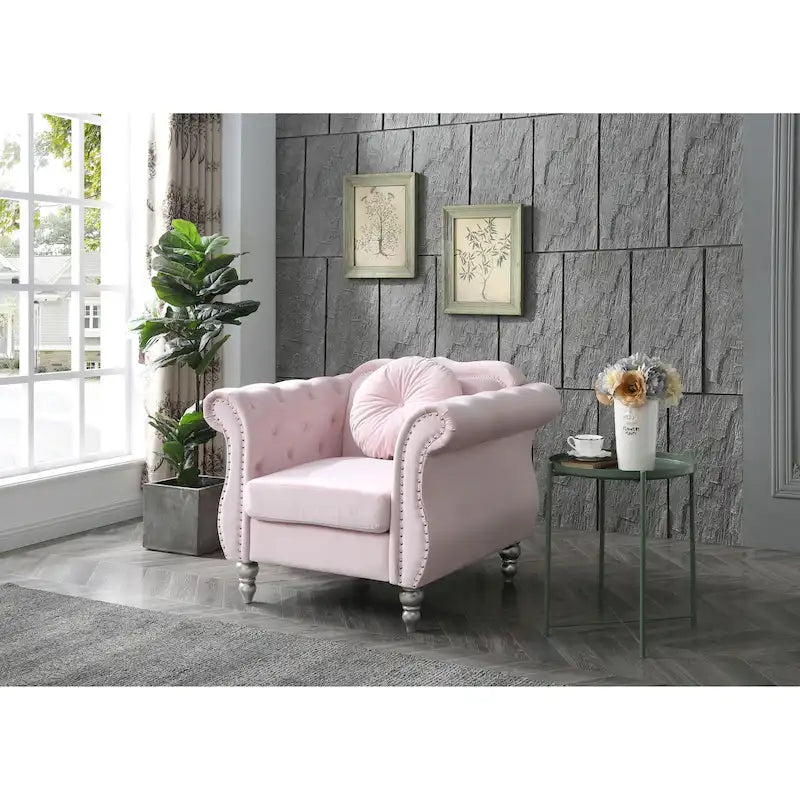 Fauteuil en velours