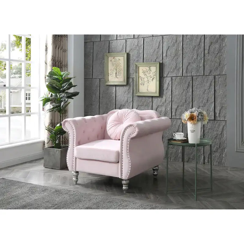 Fauteuil en velours