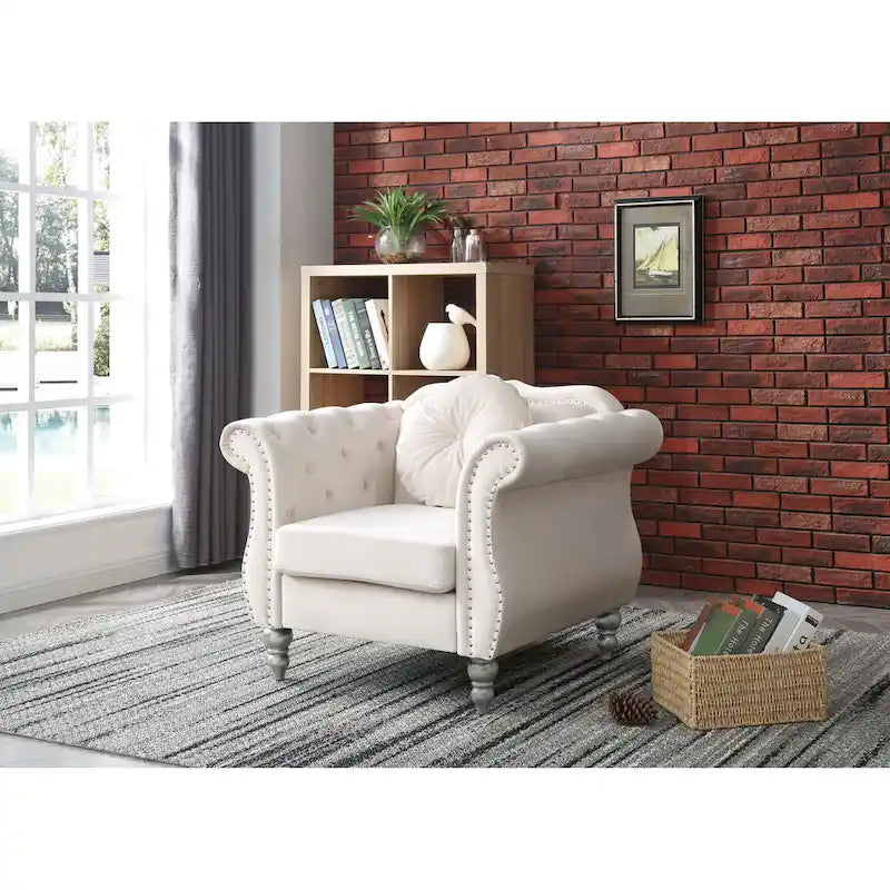 Fauteuil en velours