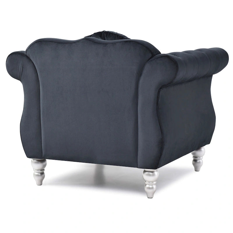 Fauteuil en velours