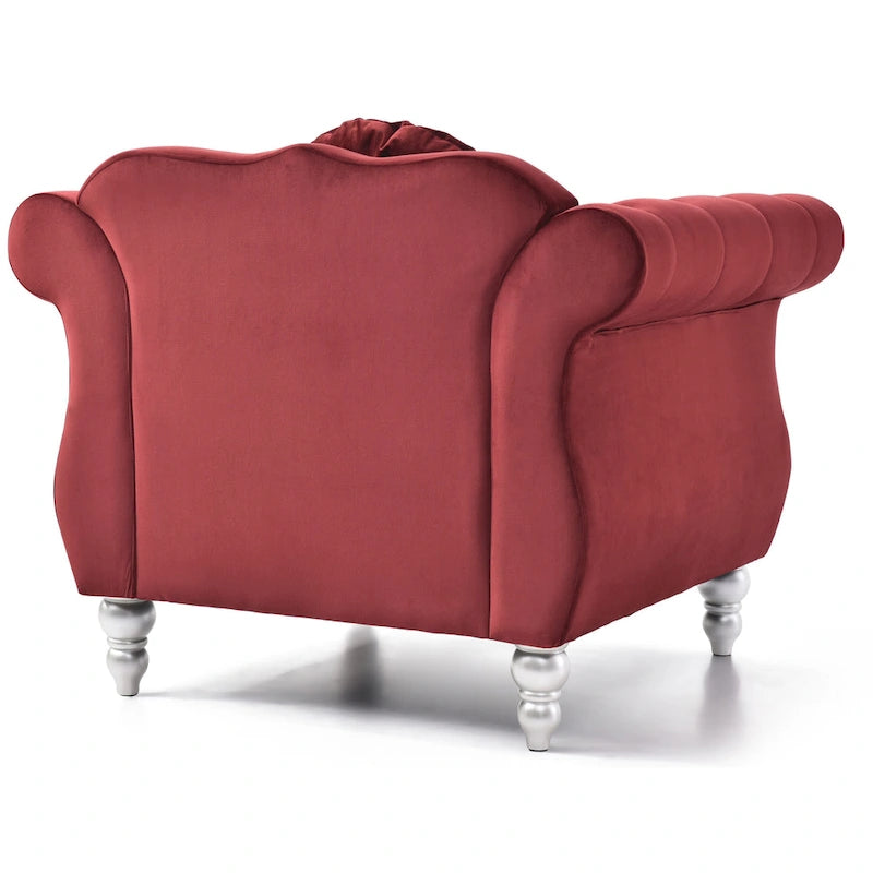 Fauteuil en velours