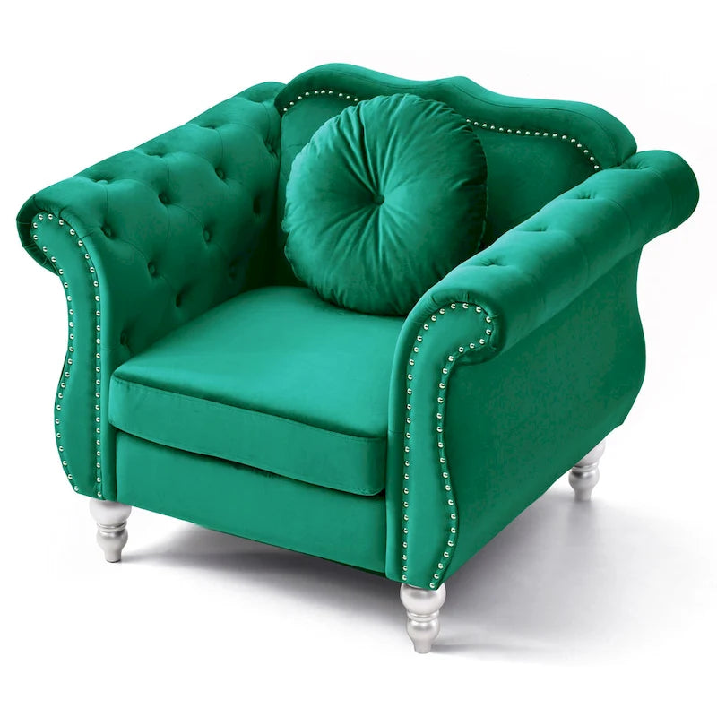 Fauteuil en velours