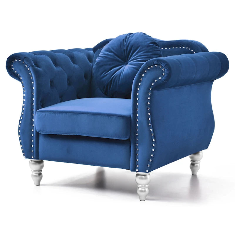 Fauteuil en velours