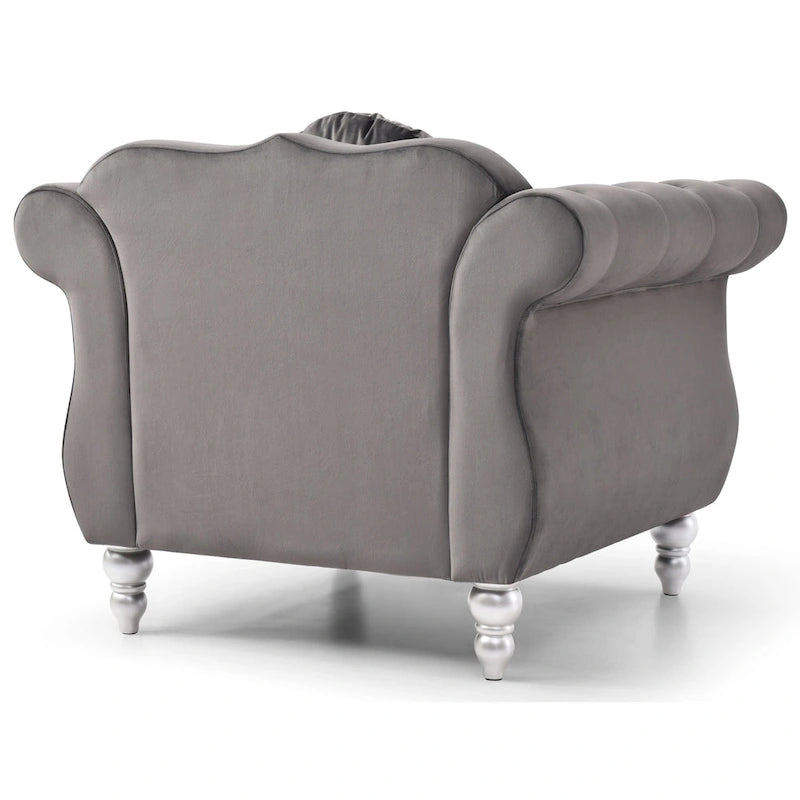 Fauteuil en velours