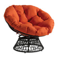 Fauteuil Papasan en osier tressé
