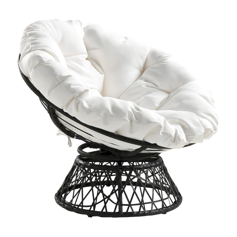 Fauteuil Papasan en osier tressé