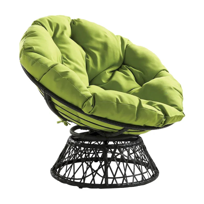 Fauteuil Papasan en osier tressé