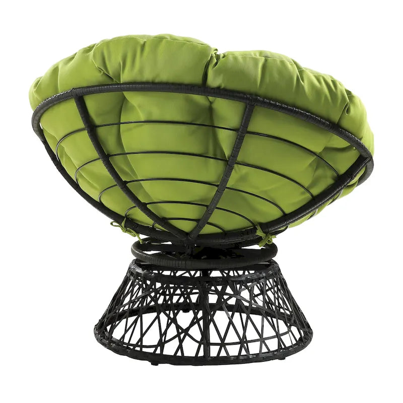 Fauteuil Papasan en osier tressé