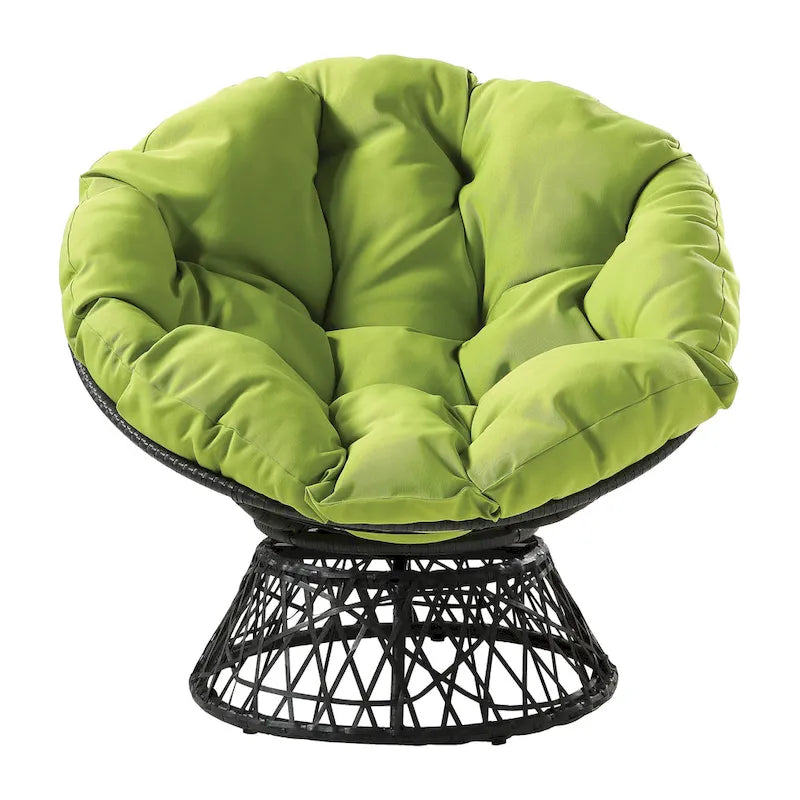 Fauteuil Papasan en osier tressé