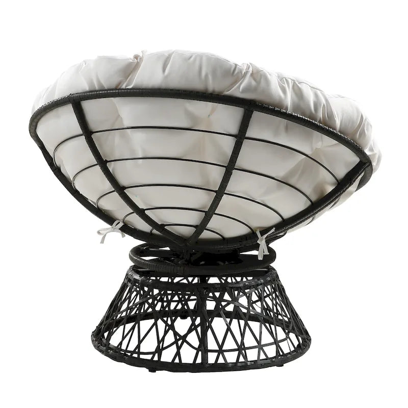 Fauteuil Papasan en osier tressé