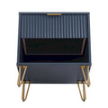 Manhattan Comfort Dumbo Mid Century Nightstand with 1 Drawer