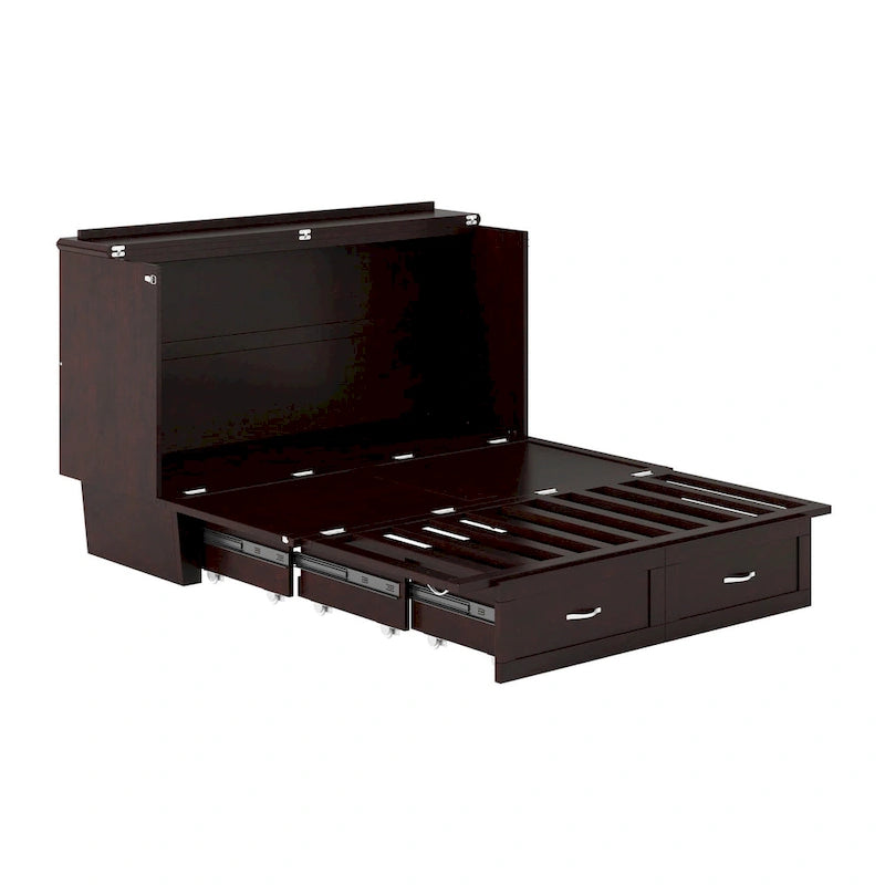 Lit escamotable Queen avec matelas