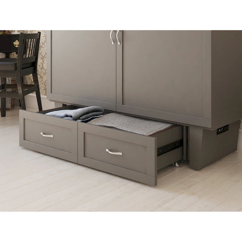 Lit escamotable Queen avec matelas