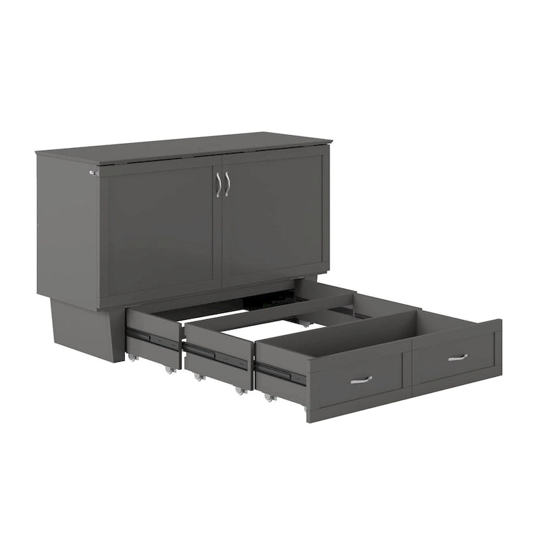 Lit escamotable Queen avec matelas
