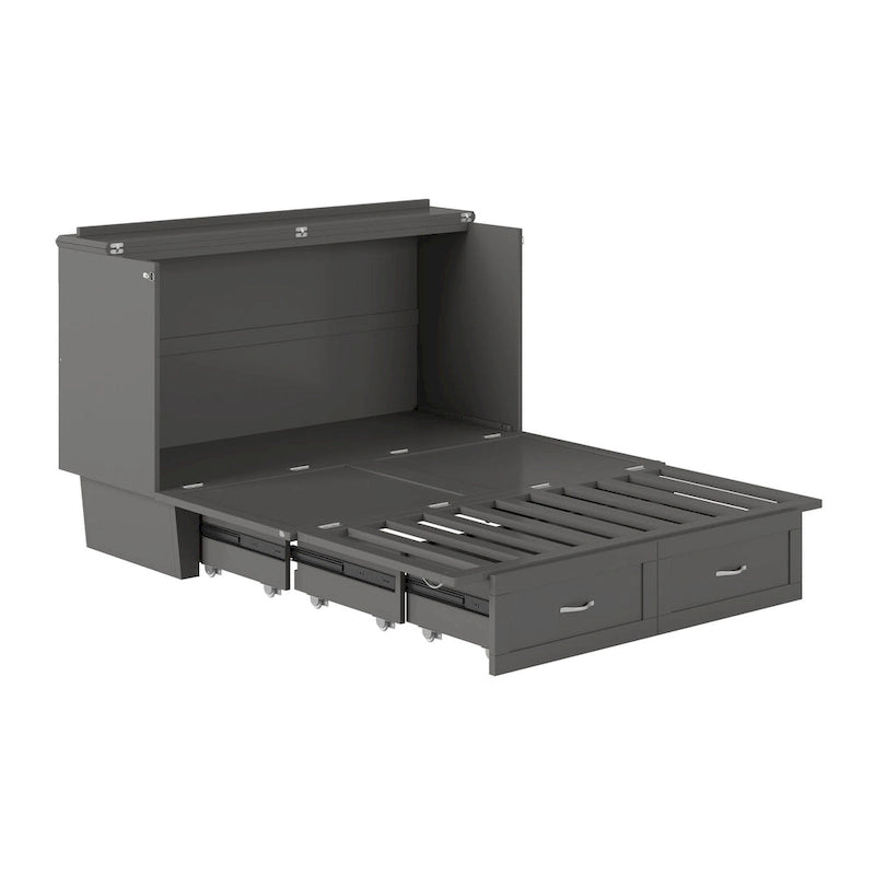 Lit escamotable Queen avec matelas