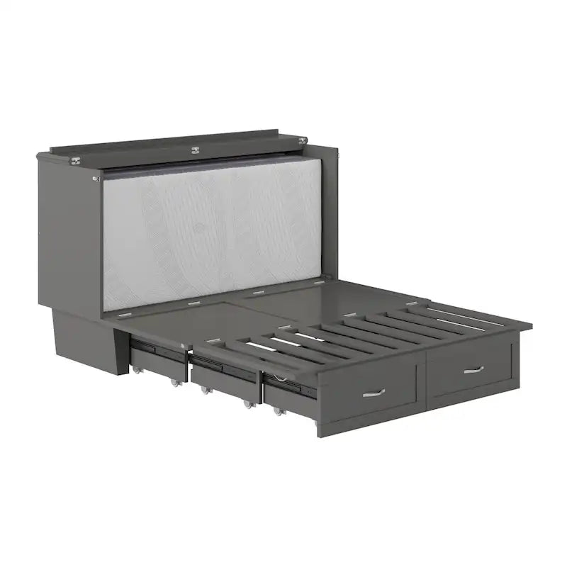 Lit escamotable Queen avec matelas