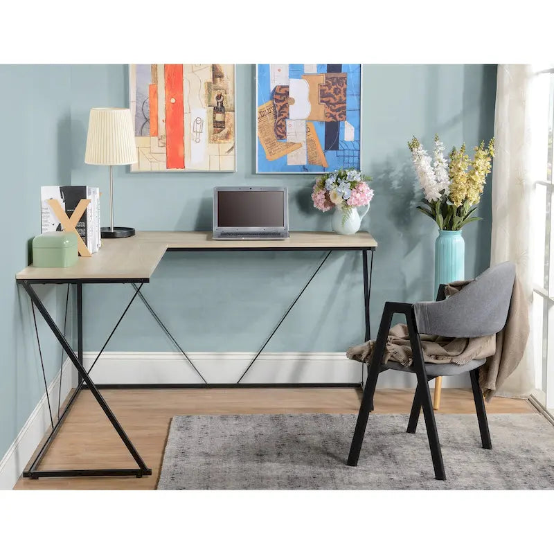Bureau d'angle en L