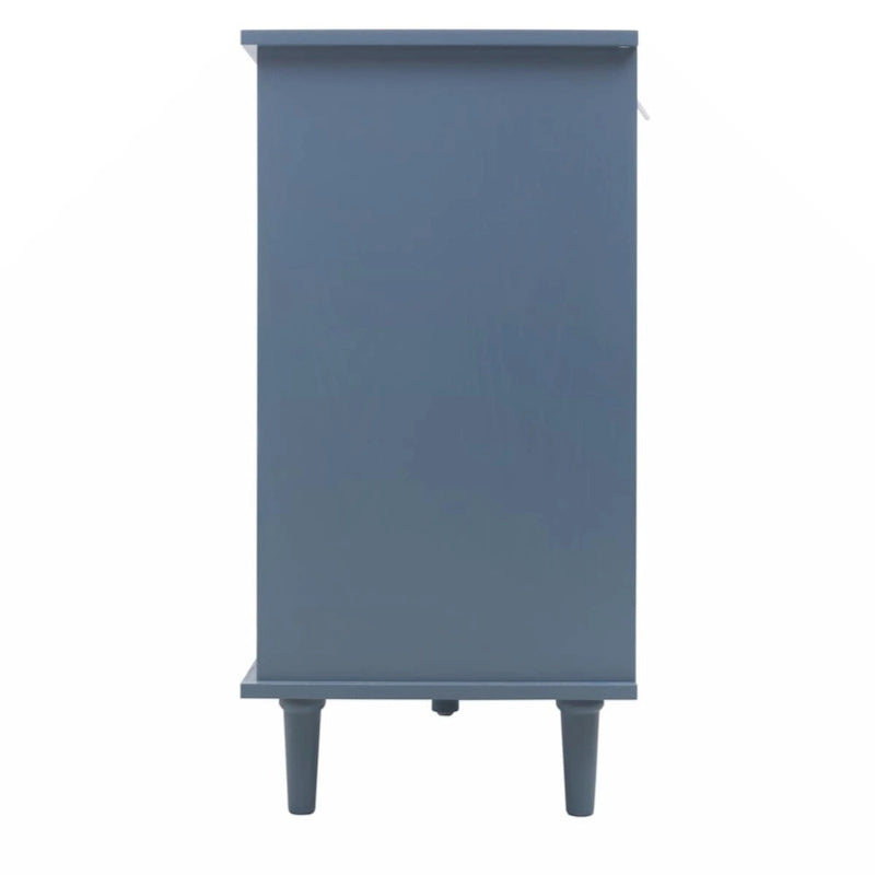 Meuble de rangement 2 portes et 3 tiroirs, meuble américain, convient pour chambre à coucher, salon, bureau