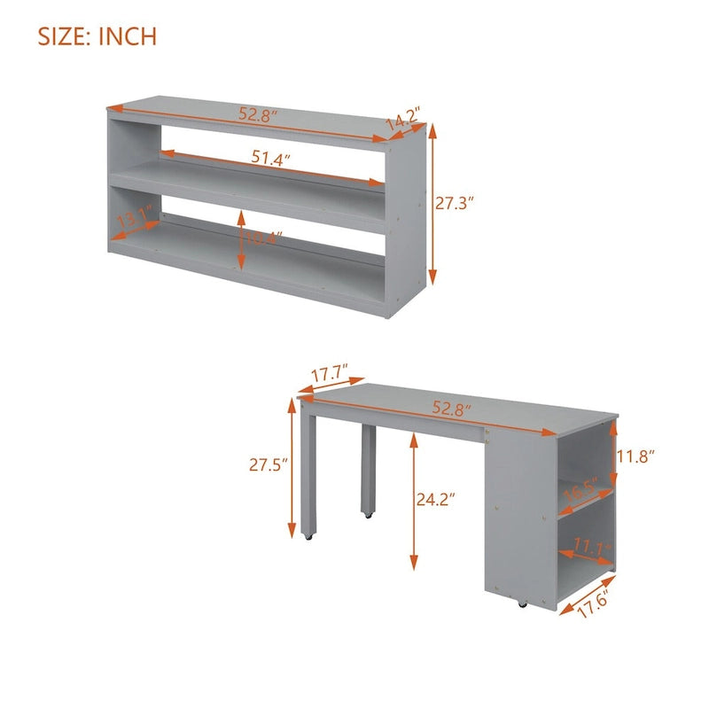Lit mezzanine pleine taille avec bureau coulissant et 3 tiroirs
