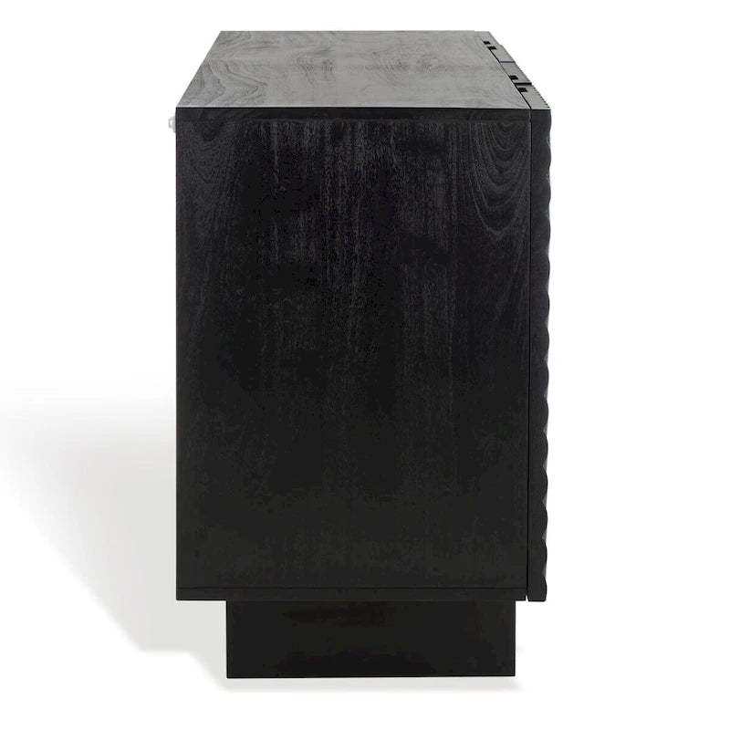 Buffet en bois à 4 portes - 68Lx18Px30H